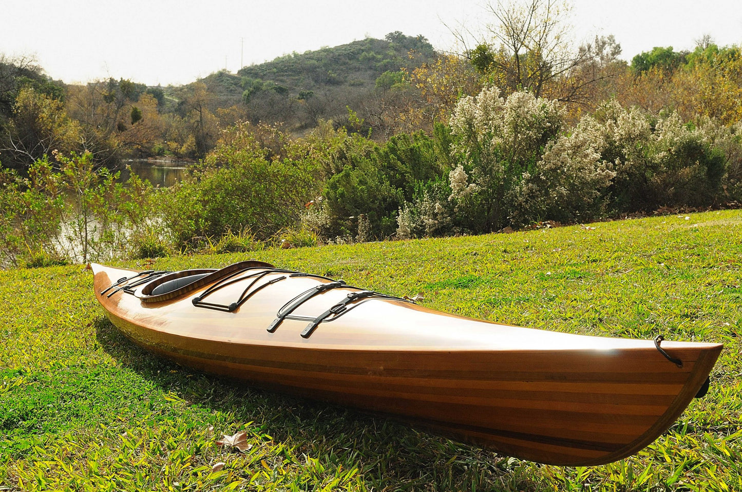 23" X 206" X 13" Wooden Kayak 1 Person-5