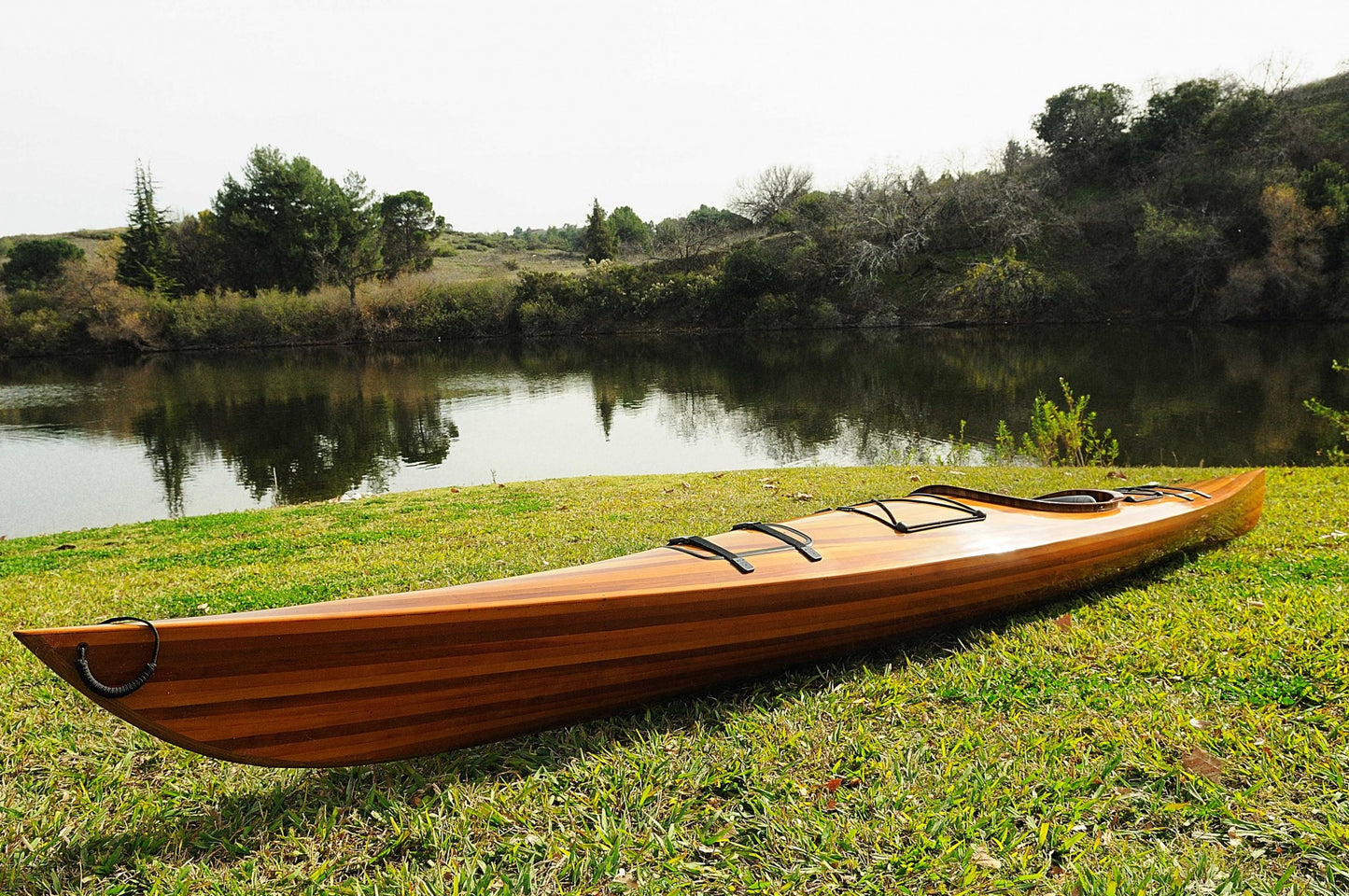 23" X 206" X 13" Wooden Kayak 1 Person-6