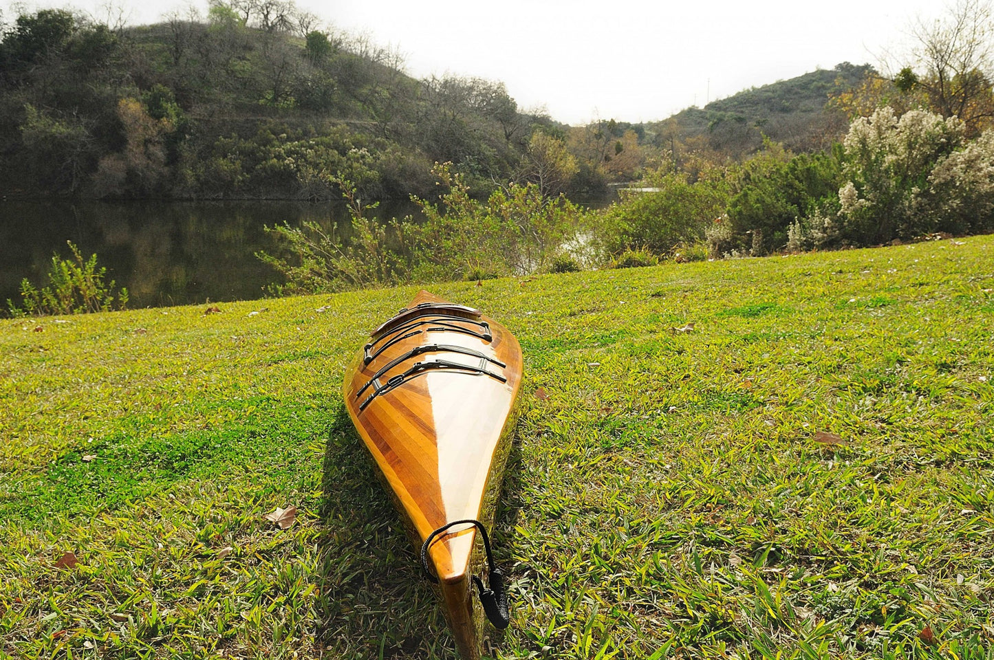 24" X 177" X 13.5" Wooden Kayak-6