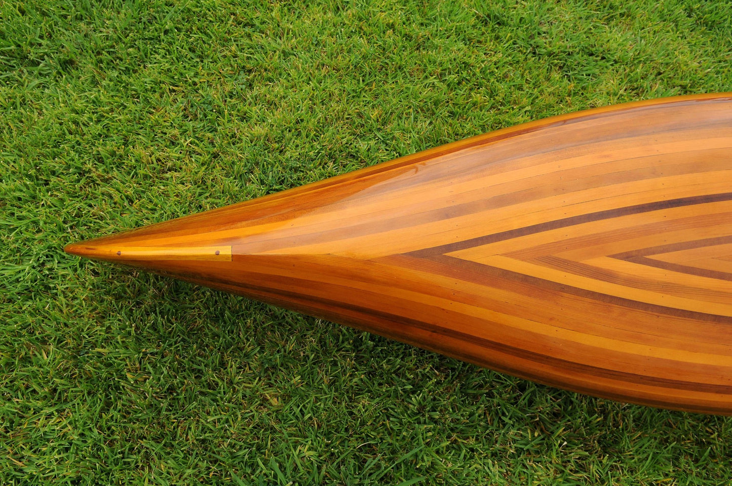 26.25" X 118.5" X 16" Wooden Canoe-7