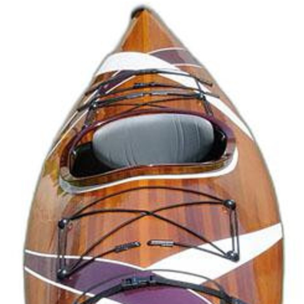 24" X 177" X 13.5" White And Purple Ribbonwooden Kayak-2