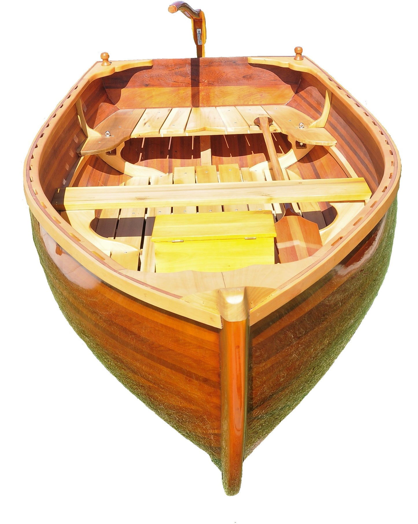 51" X 118.5" X 27.75" Little Bear Wooden Dinghy-2