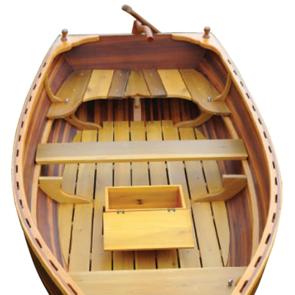 51" X 118.5" X 27.75" Matte Finishlittle Bear Wooden Dinghy-3