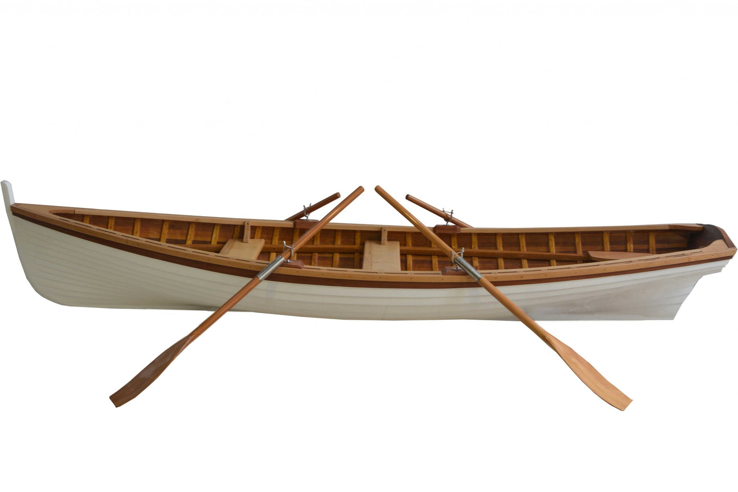 41" X 147.5" X 27.5" Clinker Built Whitehall Row Boat-1