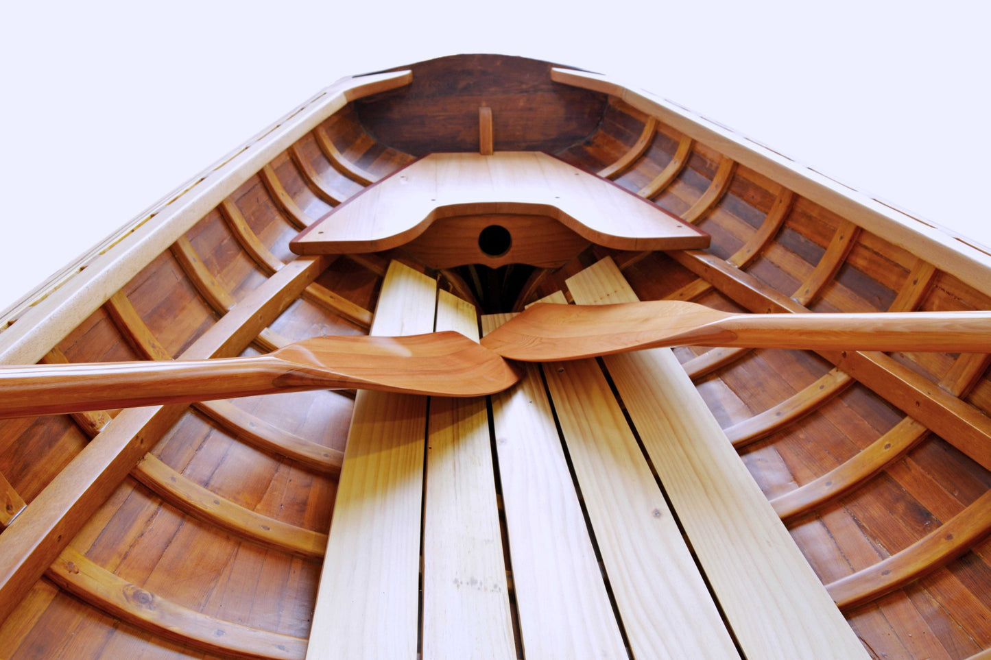 41" X 147.5" X 27.5" Clinker Built Whitehall Row Boat-6