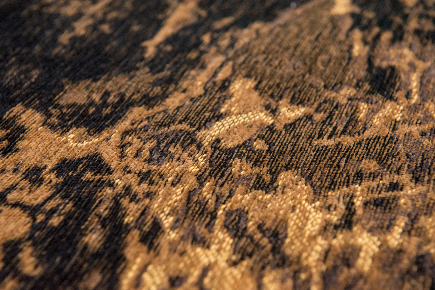 9' X 13' Yellow and Brown Abstract Non Skid Area Rug-7