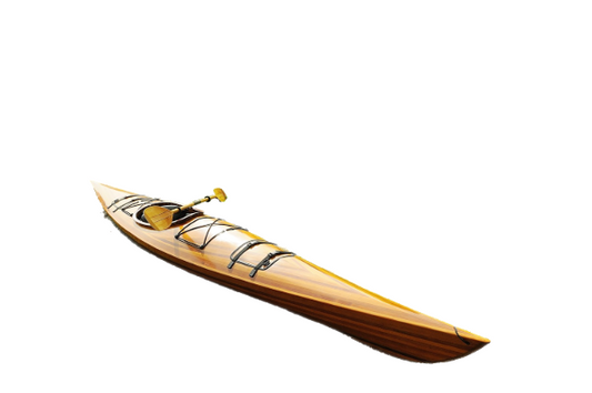 24" X 177" X 13.5" Wooden Kayak-0