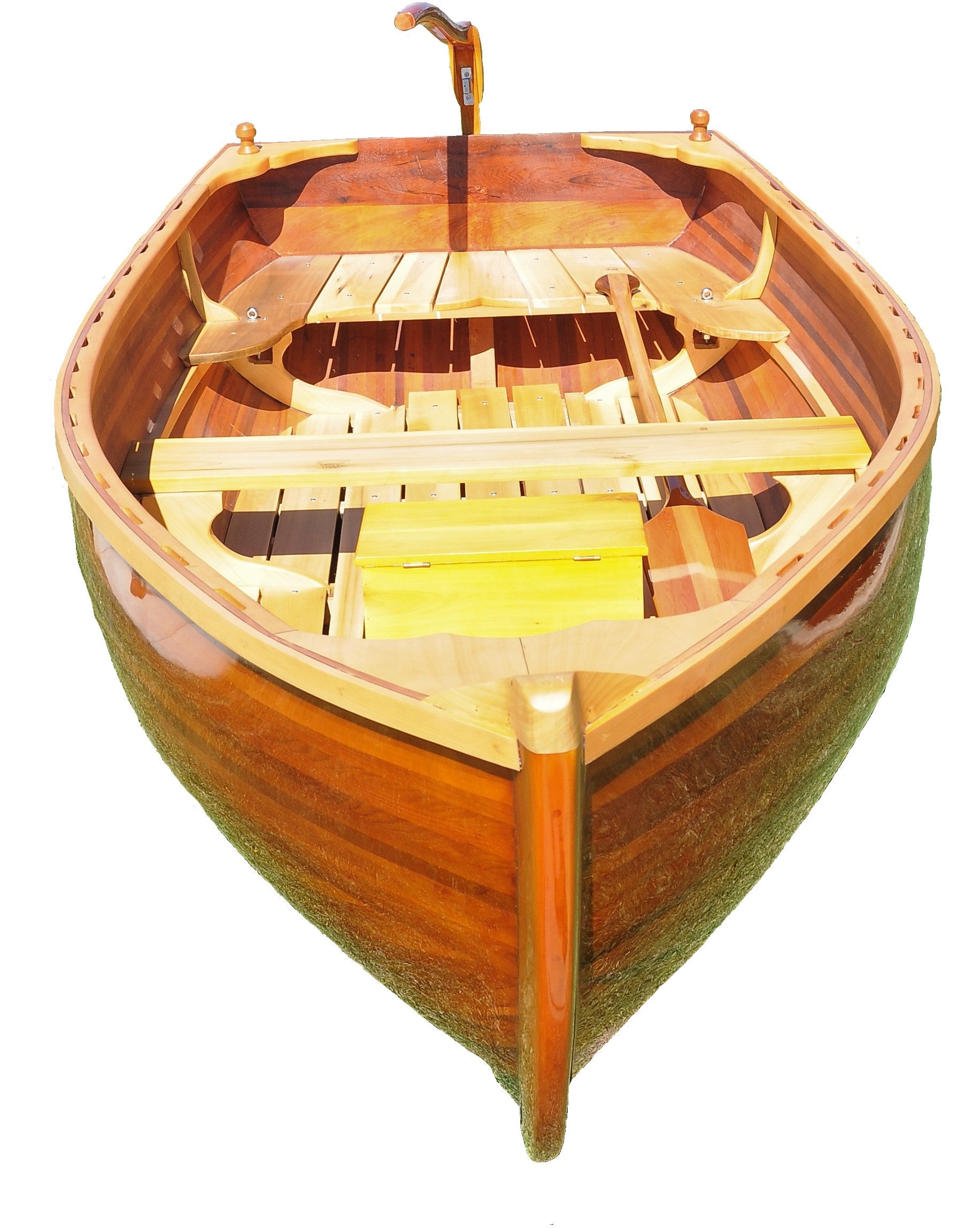 51" X 118.5" X 27.75" Little Bear Wooden Dinghy-2