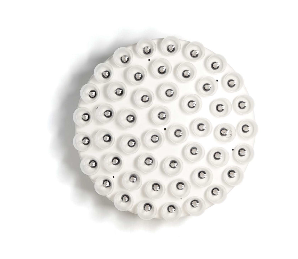 29 X 29 X 7 White Glass Metal Pendant Lamp-1