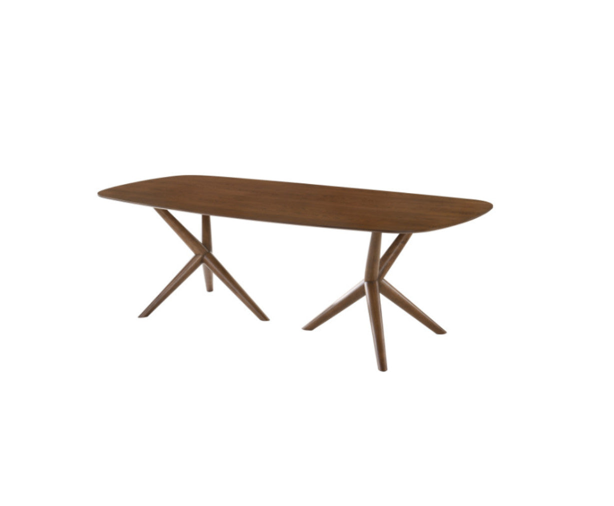 95" Brown Solid Manufactured Wood Dining Table-1