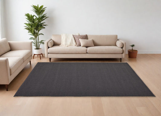 10' X 14' Tan and Gray Hand Woven Area Rug-0